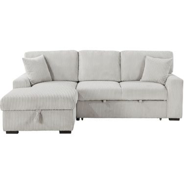 Marsh 2-Piece Sectional with Left Chaise In Gray