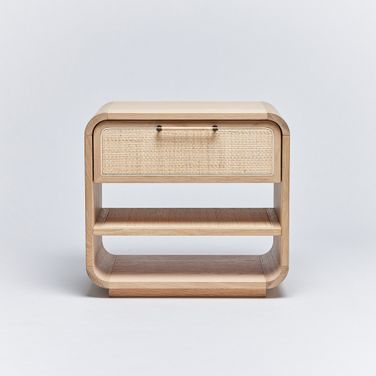 Marsh Bedside Chest In Saddle