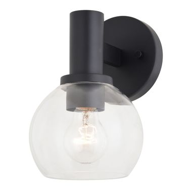 Marshall 1 Light Wall Light In Matte Black