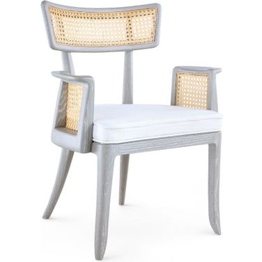Marshall Arm Chair Set of 2 In Soft Gray