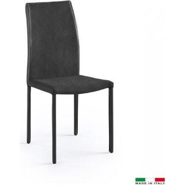 Marta Dining Chair In Anthracite Set Of 2