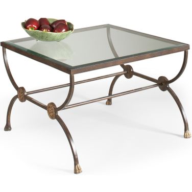 Martin Square Cocktail Table In Brown