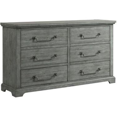 Martin Svensson Home Beach House 6 Drawer Dresser In Dove Grey