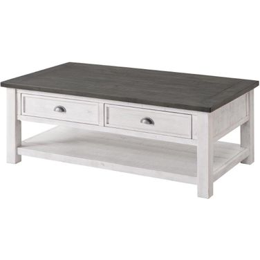 Martin Svensson Home Monterey Coffee Table In White And Grey