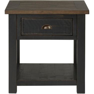 Martin Svensson Home Monterey End Table In Black And Brown