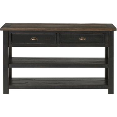 Martin Svensson Home Monterey Sofa Console Table In Black And Brown