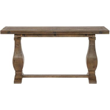 Martin Svensson Home Napa Pedestal Flip Top Sofa Table In Reclaimed Natural