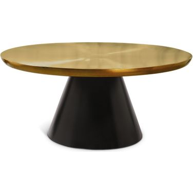 Martini Coffee Table In Gold and Black