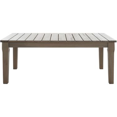 Martinique Patio Coffee Table In Light Grey