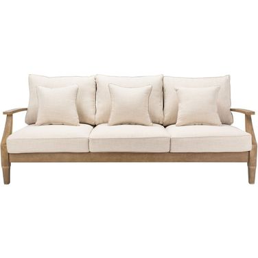 Martinique Wood Patio Sofa In Natural
