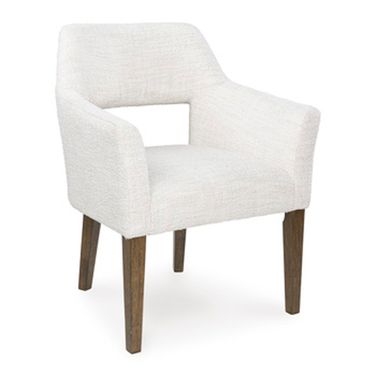 Marxmore Dining Arm Chair Set of 2 In Brown