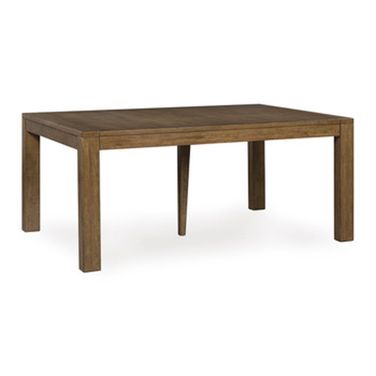Marxmore Rectangular Dining Butterfly Extension Table In Brown