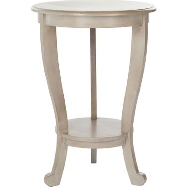 Mary Vintage Grey Pedastal Side Table