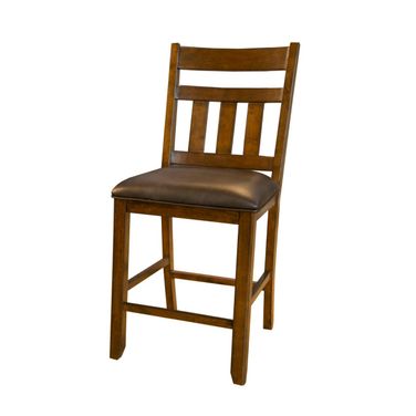 Mason Slatback Upholstered Stool In Mango