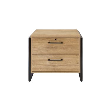 Mason Wood Laminate Lateral File Drawer In Light Brown