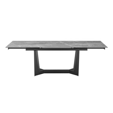 Mateo 95 Inch Extension Table In Gray