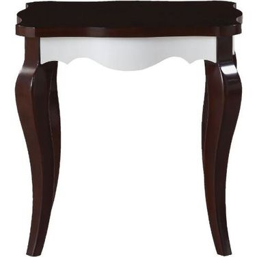 Mathias End Table In Walnut White