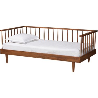 Matilda Ash Walnut Finished Wood Twin Daybed