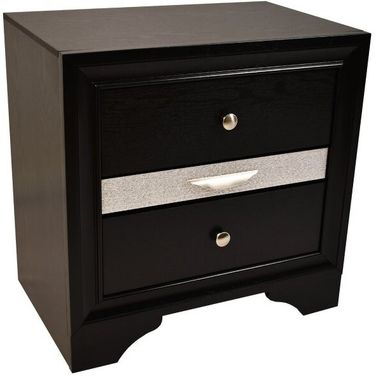 Matrix Night Stand In Black