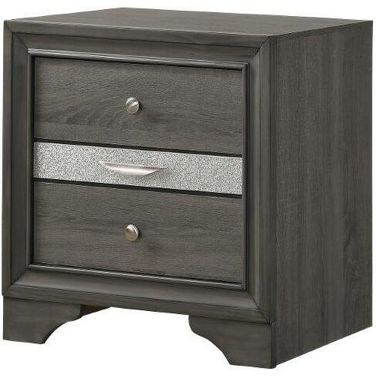 Matrix Nightstand In Gray