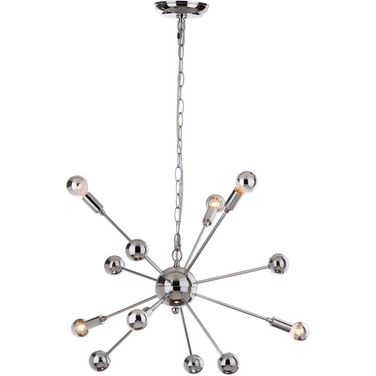 Matrix Sputnik Chrome 6-Light 24.75 Inch Pendant