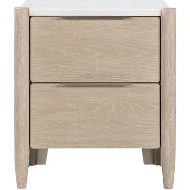 Matteo Nightstand In Natural and Oak