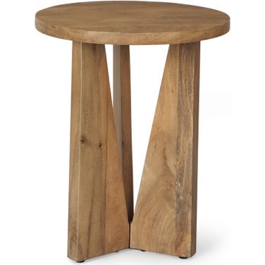 Mattius Accent Table In Light Brown