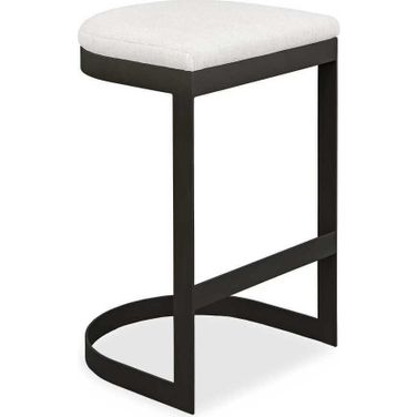 Maude Outdoor Bar Stool In Brown and Gray