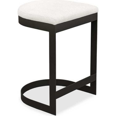 Maude Outdoor Counter Stool In Brown and Gray
