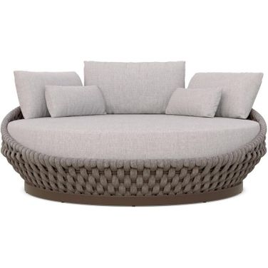 Maui Day Bed with Cushion In Fawn and Cocao