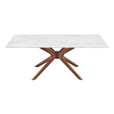 Maurice 79 Inch Rectangle Table In White