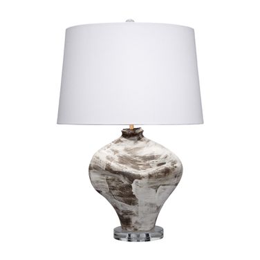 Maurice Ceramic Table Lamp In Cream