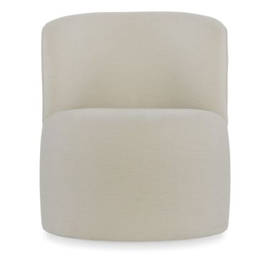 Mavis Swivel Chair In Beige