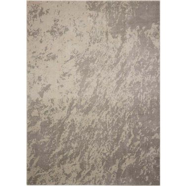 Maxell Ivory and Grey 9'3" x 12'9" Area Rug