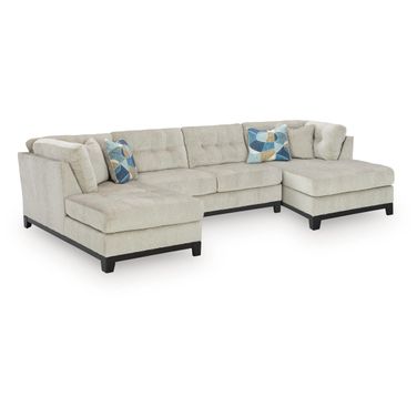 Maxon Place 3-Piece Sectional with Chaise In Stone