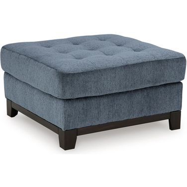 Maxon Place Oversized Accent Ottoman In Navy