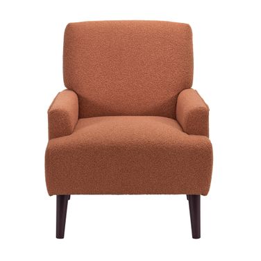 May Chair In Espresso and Orange