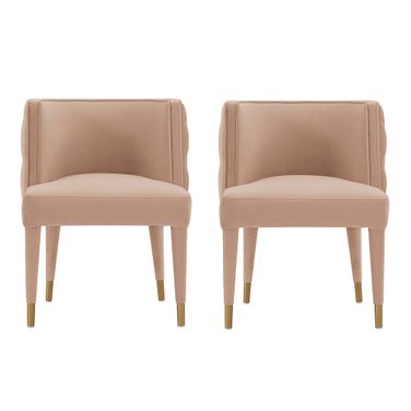 Maya Dining Chair Set of 2 In Nude