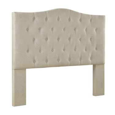 Maya King Headboard In Beige and Tan