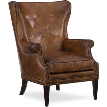 CC Maya Light Brown Wing Club Chair