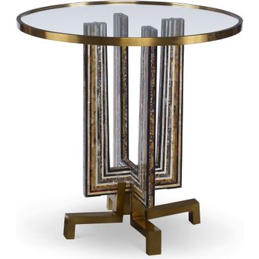 Maya Occasional Table In Brass