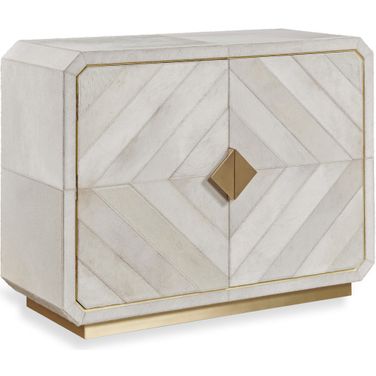 Maya Two Door Chest In Off White