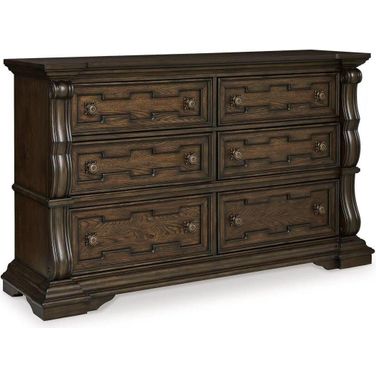Maylee Dresser In Dark Brown