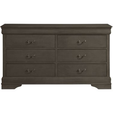 Mayville Stained Grey Dresser
