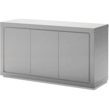 Maze 3-Door High Gloss White 1 Piece Buffet