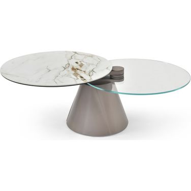MC Eclipse Coffee Table In Grey and White