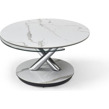 MC Moon Coffee Table In Grey and White