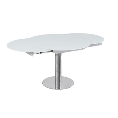 Mc Pub Extension Dining Table In White