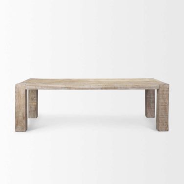 Mcarthur 94 Inch Reclaimed Wood Dining Table In Brown