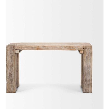 Mcarthur Reclaimed Wood Console Table In Brown